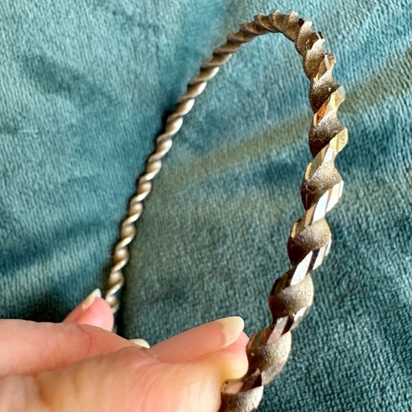 Twisted Rope Design Bangle - Picture 2 of 4